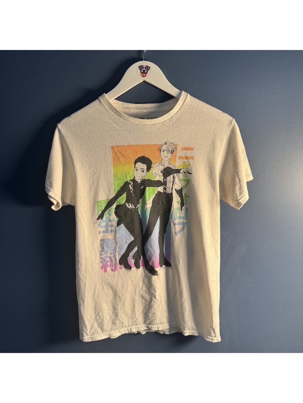 Yuri on Ice Crunchyroll Anime Graphic T-Shirt Victor Yuri Size S